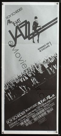 2f017 ALL THAT JAZZ Australian daybill poster '79 Roy Scheider, Jessica Lange, Bob Fosse musical!