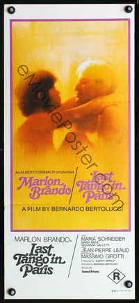 2f268 LAST TANGO IN PARIS Aust daybill '73 Marlon Brando, Maria Schneider, Bernardo Bertolucci
