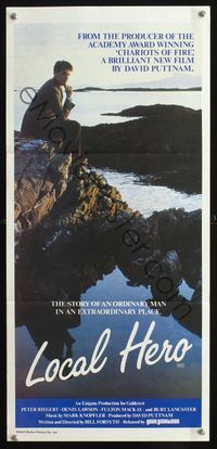 2f281 LOCAL HERO Australian daybill poster '83 Bill Forsyth Scottland classic with Burt Lancaster!