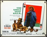 2g258 ACE HIGH half-sheet movie poster '69 Eli Wallach, Terence Hill, spaghetti western!