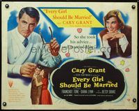 2g393 EVERY GIRL SHOULD BE MARRIED half-sheet movie poster '48 Cary Grant, Diana Lynn, Betsy Drake