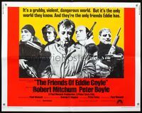 2g412 FRIENDS OF EDDIE COYLE 1/2sh '73 Robert Mitchum lives in a grubby, violent, dangerous world!