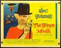 2g459 HORSE'S MOUTH half-sheet movie poster '59 great artwork of Alec Guinness, the man's a genius!