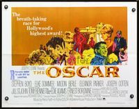 2g586 OSCAR half-sheet poster '66 Stephen Boyd & Elke Sommer race for Hollywood's highest award!