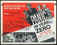 2g589 PANIC IN YEAR ZERO 1/2sh '62 Ray Milland, Jean Hagen, Frankie Avalon, orgy of looting & lust!