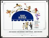 2g631 RITZ half-sheet poster '76 Jack Weston, Jerry Stiller, Rita Moreno, a hideout for hilarity!