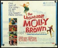 2g762 UNSINKABLE MOLLY BROWN 1/2sh '64 '64 Debbie Reynolds, get out of the way or hit in the heart!