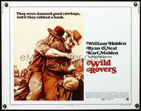 2g788 WILD ROVERS half-sheet poster '71 William Holden, Ryan O'Neal, directed by Blake Edwards!