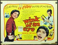 2g791 WINK OF AN EYE 1/2sh '58 English lab worker wants to murder his wife & be with his assistant!