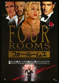 2g065 FOUR ROOMS Japanese '95 Quentin Tarantino, Bruce Willis, Madonna, Antonio Banderas, best!