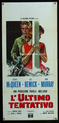 2h574 BABY THE RAIN MUST FALL Italian locandina movie poster '65 Steve McQueen and Lee Remick!