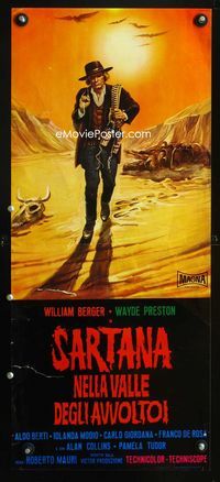 2h575 BALLAD OF DEATH VALLEY Italian locandina movie poster '70 Sartana nella valle degli avvoltoi