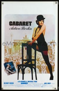 2j105 CABARET Belgian movie poster '72 singing & dancing Liza Minnelli in Nazi Germany, Bob Fosse