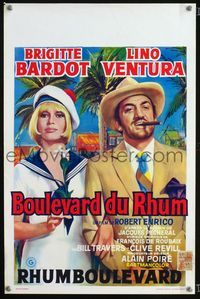 2j257 RUM RUNNERS Belgian '71 Boulevard du rhum, art of sexy sailor Brigitte Bardot & Ventura!