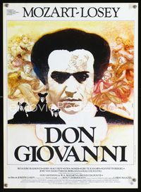 2j522 DON GIOVANNI French 15x21 movie poster '79 Joseph Losey, Mozart opera, cool art by Landi!