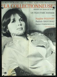 2j480 LA COLLECTIONNEUSE French 23x32 movie poster '67 close up of sexy Haydee Politoff by Botti!