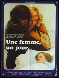 2j512 A WOMAN ONE DAY French 15x21 poster '77 Leonard Keigel's Une femme un jour, is mom a lesbian?