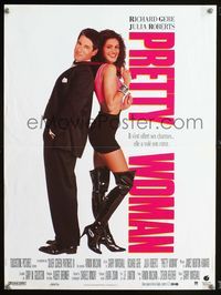 2j573 PRETTY WOMAN French 15x21 '90 sexiest prostitute Julia Roberts loves wealthy Richard Gere!