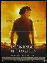 2j594 VERY LONG ENGAGEMENT French 15x21 '04 Jean-Pierre Jeunet, Audrey Tautou with her back turned!