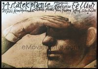 2j422 AND THE SHIP SAILS ON Polish '83 Federico Fellini's E la Nave Va, art by Wieslaw Walkuski!