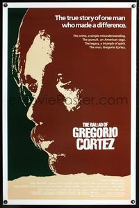 2i031 BALLAD OF GREGORIO CORTEZ one-sheet movie poster '83 Edward James Olmos, James Gammon