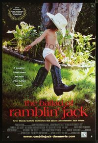 2i032 BALLAD OF RAMBLIN' JACK DS one-sheet poster '00 Ramblin' Jack Elliott, folk music documentary!