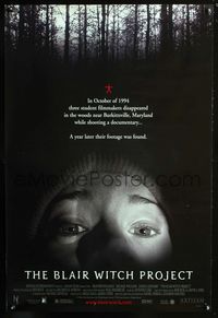 2i065 BLAIR WITCH PROJECT DS one-sheet '99 Daniel Myrick & Eduardo Sanchez horror cult classic!