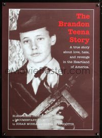 2i074 BRANDON TEENA STORY one-sheet movie poster '98 shocking true story documentary!
