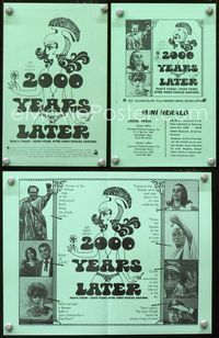 2k043 2000 YEARS LATER movie herald '69 historical comedy!