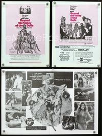 2k060 BEYOND THE VALLEY OF THE DOLLS movie herald '70 Russ Meyer's girls who are old at twenty!