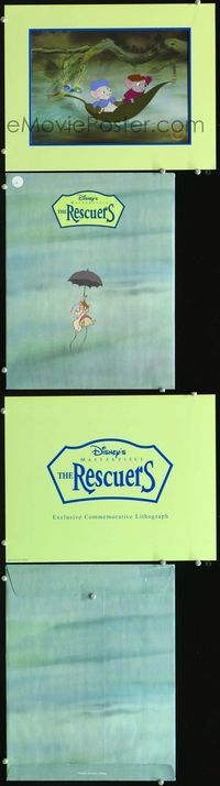 2k033 RESCUERS litho movie still w/envelope '90s Walt Disney mouse adventure cartoon!