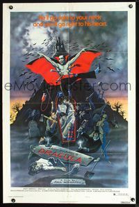 2n358 ANDY WARHOL'S DRACULA style B 1sheet '74 Paul Morrissey, completely different art by Ken Barr!