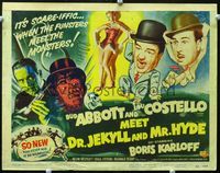 2n009 ABBOTT & COSTELLO MEET DR. JEKYLL & MR. HYDE title card'53 Bud & Lou meet scary Boris Karloff!