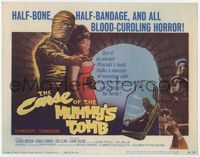 2n021 CURSE OF THE MUMMY'S TOMB TC '64 half-bone, half-bandage, all blood-curdling horror, cool art