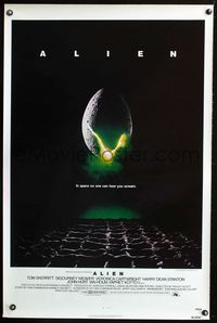 2o789 ALIEN int'l one-sheet movie poster '79 Ridley Scott outer space sci-fi monster classic!