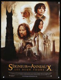 2o350 LORD OF THE RINGS: THE TWO TOWERS French 15x21 '02 Peter Jackson fantasy epic, J.R.R. Tolkien