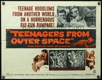 2o071 TEENAGERS FROM OUTER SPACE 1/2sh '59 thrill-crazed hoodlums on a horrendous ray-gun rampage!