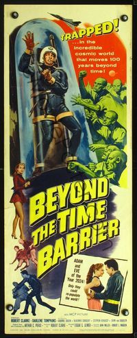 2o102 BEYOND THE TIME BARRIER insert poster '59 Adam & Eve of the year 2024 repopulating the world!