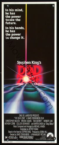 2o129 DEAD ZONE insert '83 David Cronenberg, Stephen King, he has the power to see the future!