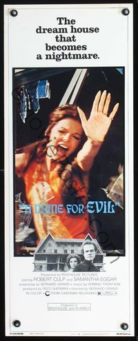 2o196 NAME FOR EVIL insert '73 sexy Samantha Eggar in the dream house that becomes a nightmare!
