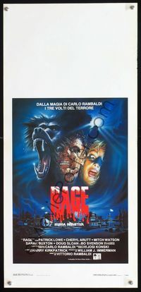 2o524 PRIMAL RAGE Italian locandina movie poster '88 cool monster art by Renato Casaro!
