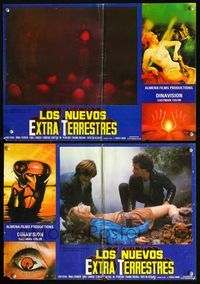 2o472 POD PEOPLE 2 Italian 13x19 pbustas '83 Juan Piquer Simon's Los Nuevos extraterrestres, sci-fi!