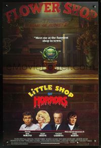 2o868 LITTLE SHOP OF HORRORS one-sheet '86 he's a mean green muther from outer space, Ibusuki art!
