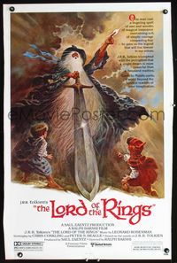 2o277 LORD OF THE RINGS 30x40 poster '78 J.R.R. Tolkien fantasy classic, Ralph Bakshi, Tom Jung art!
