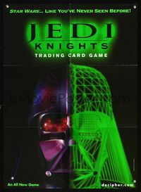 2o776 JEDI KNIGHTS special card game poster poster '00 great different Darth Vader image, CCG!