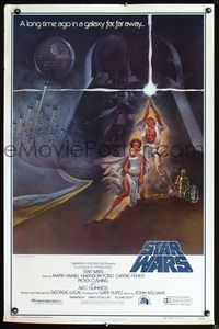 2o932 STAR WARS style A 1sh '77 George Lucas classic sci-fi epic, great art by Tom Jung!