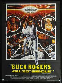 2p196 BUCK ROGERS French one-panel poster '79 classic sci-fi comic strip, art by Victor Gadino!