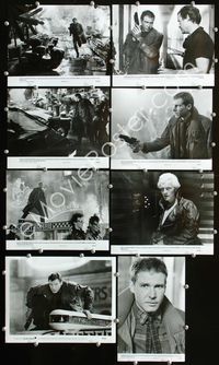 2q369 BLADE RUNNER 9 8x10 movie stills '82 Ridley Scott sci-fi classic, Harrison Ford, Rutger Hauer