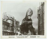 2q310 GIANT BEHEMOTH 8x10 movie still '59 great special effects image of monster terrorizing city!