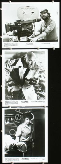 2q571 HALLOWEEN II 3 8x10s '81 candid of director Rich Rosenthal, Lance Guest, Donald Pleasance
